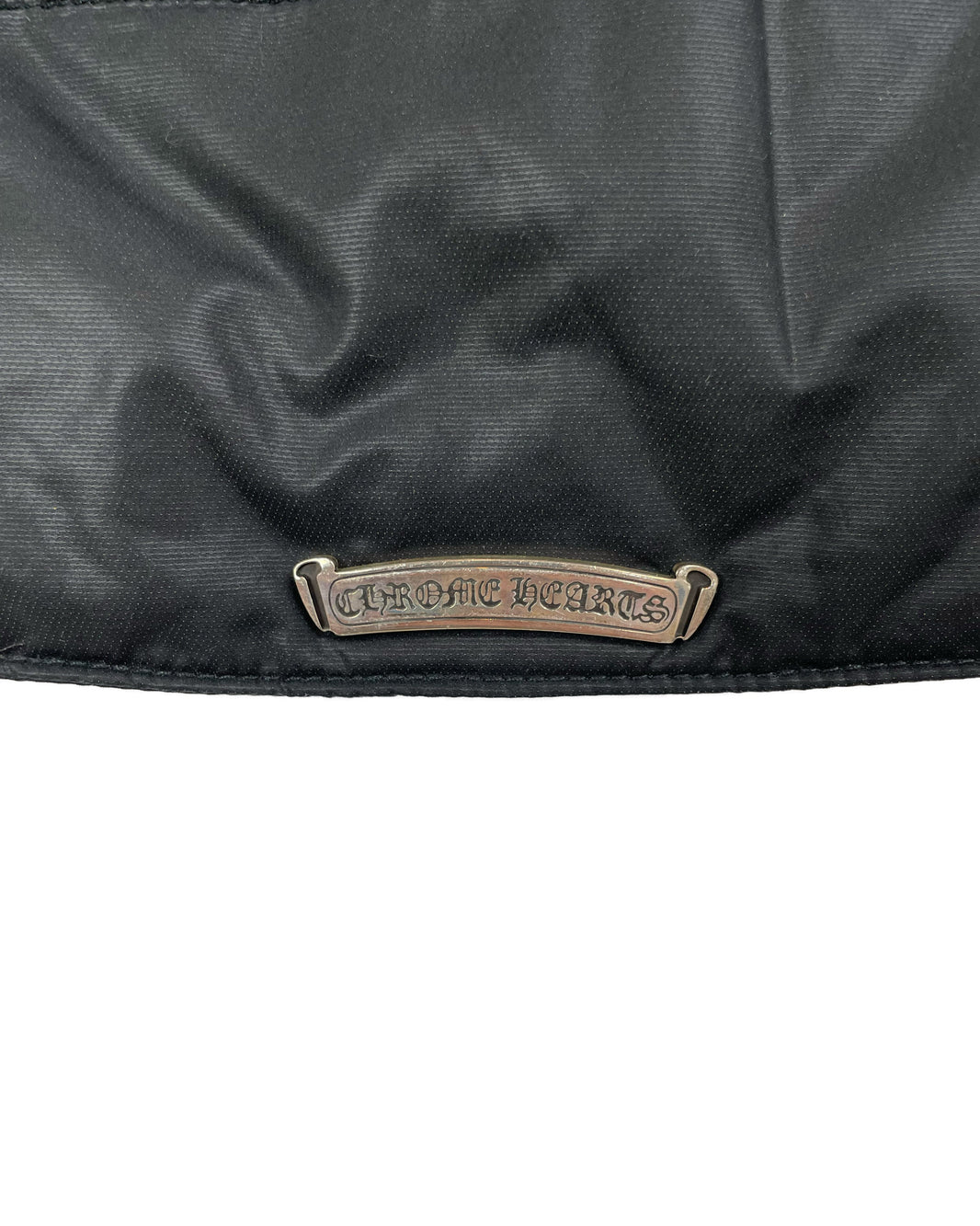 Chrome Hearts Silk-Lined Cross Patch Nylon Button-Up Vest Authenticated Designer