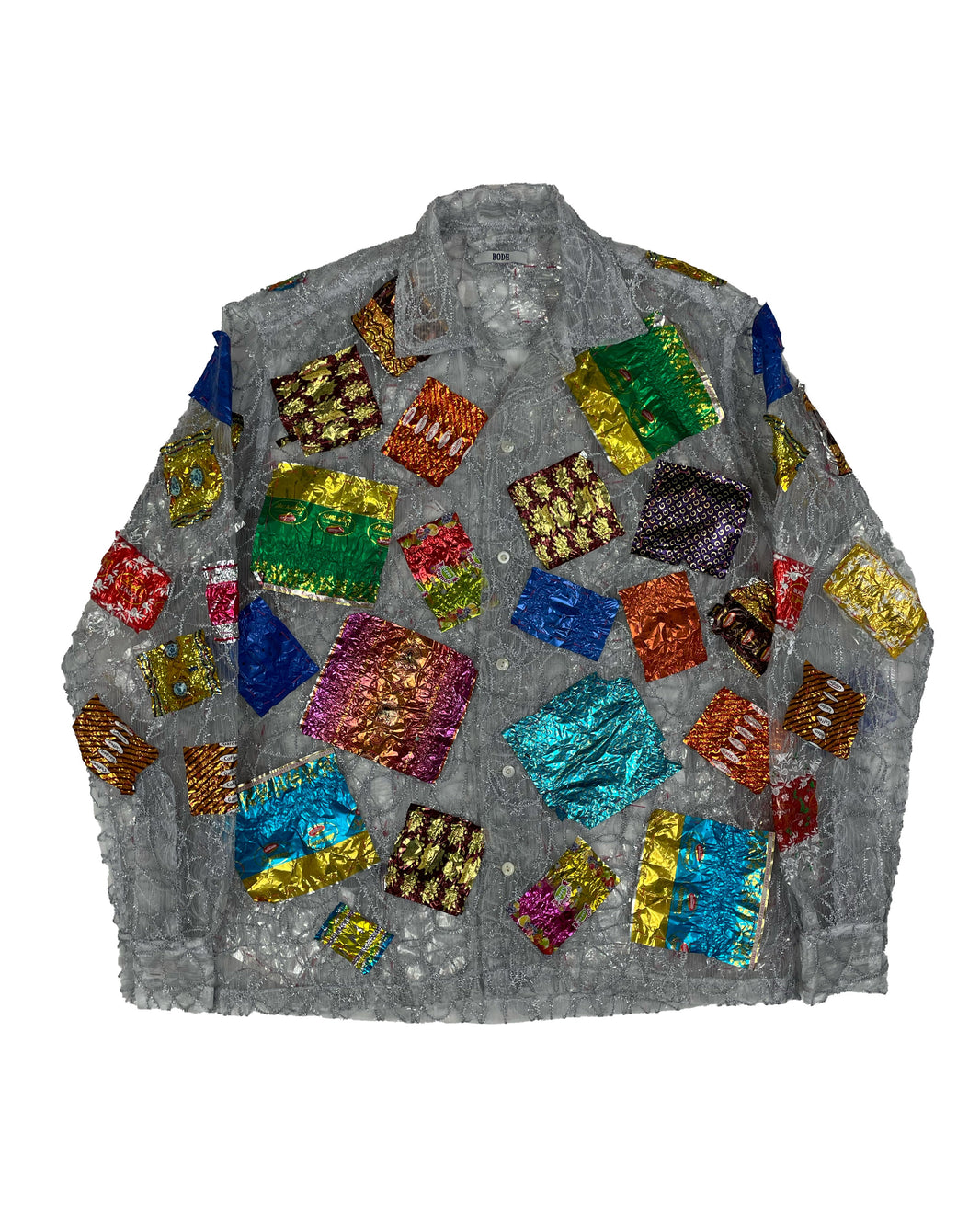 1/1 Lace Halloween Candy Wrapper Shirt