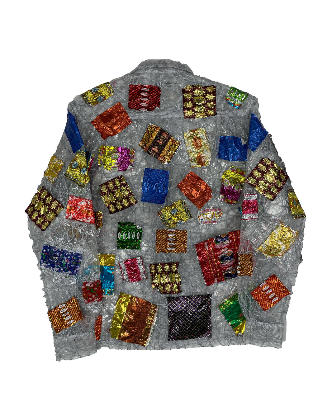 BODE 1/1 Lace Halloween Candy Wrapper Shirt Sterling Silver Hardware