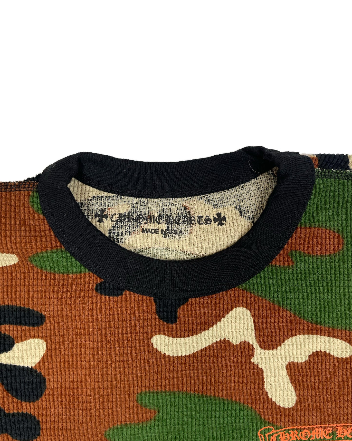 Matty Boy "Caution" Camo Thermal L/S Waffle Shirt