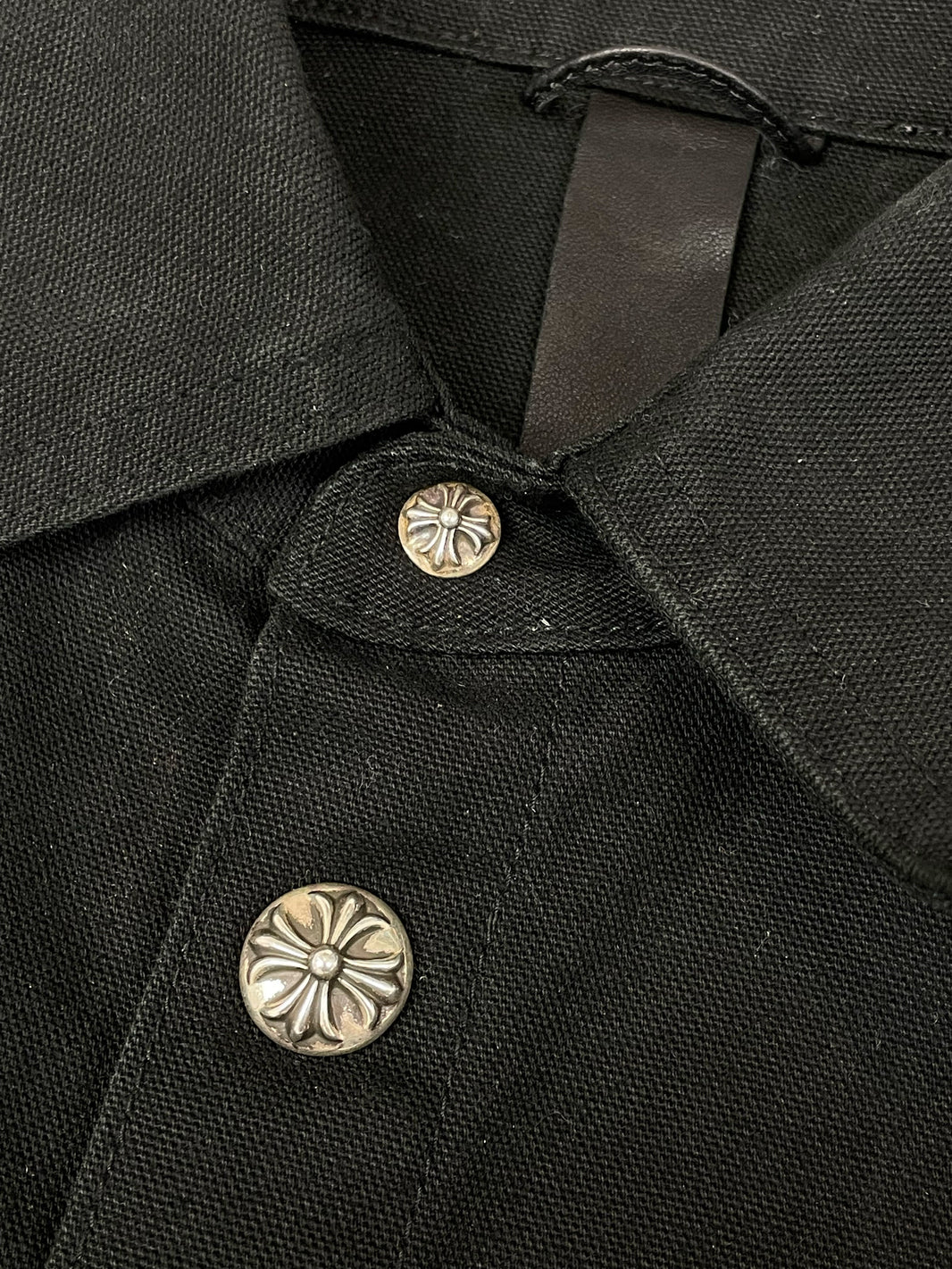 Chrome Hearts Workdog Button Up Denim Jacket Authenticated Designer