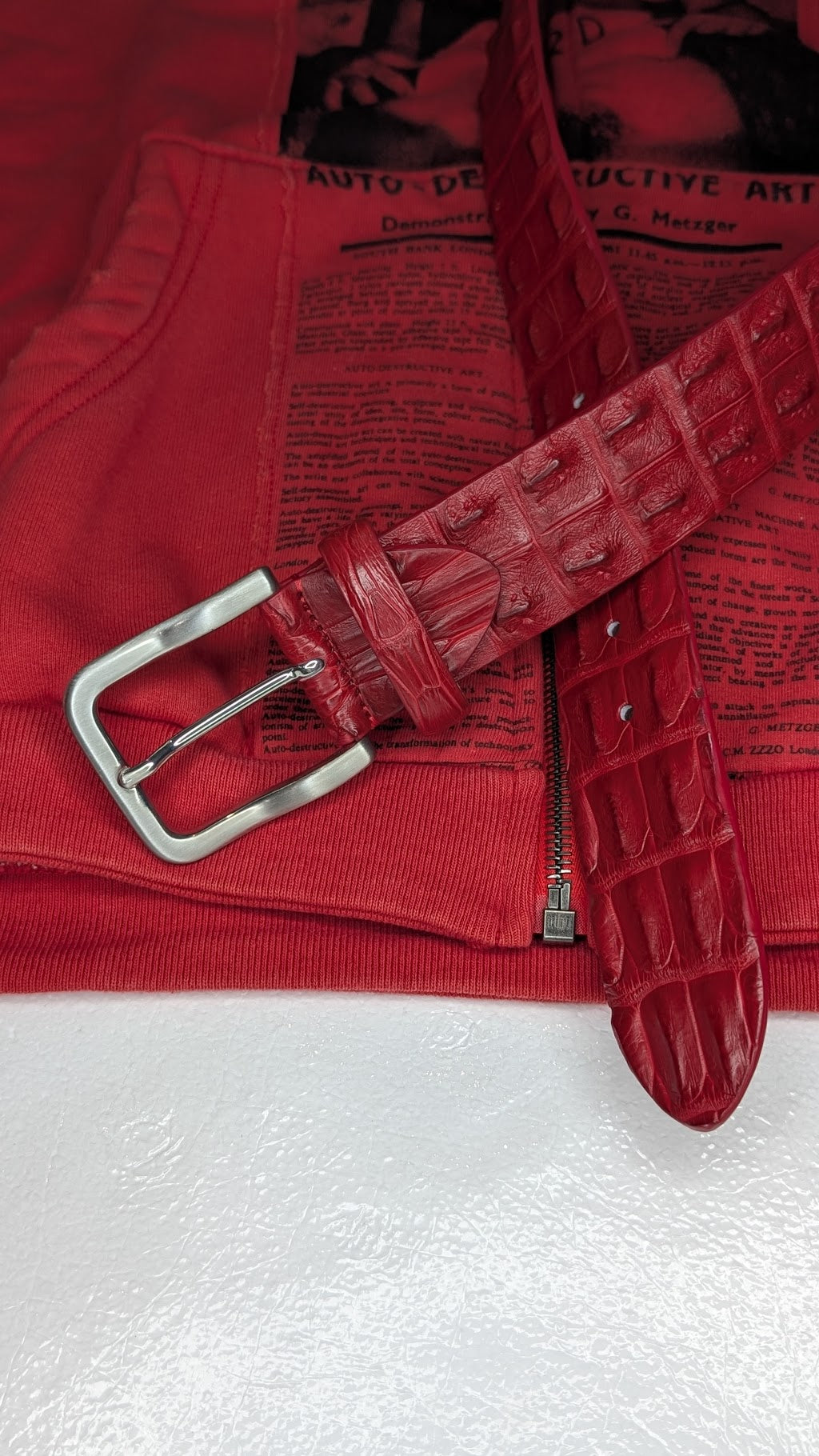 AMAL exotic leather detail